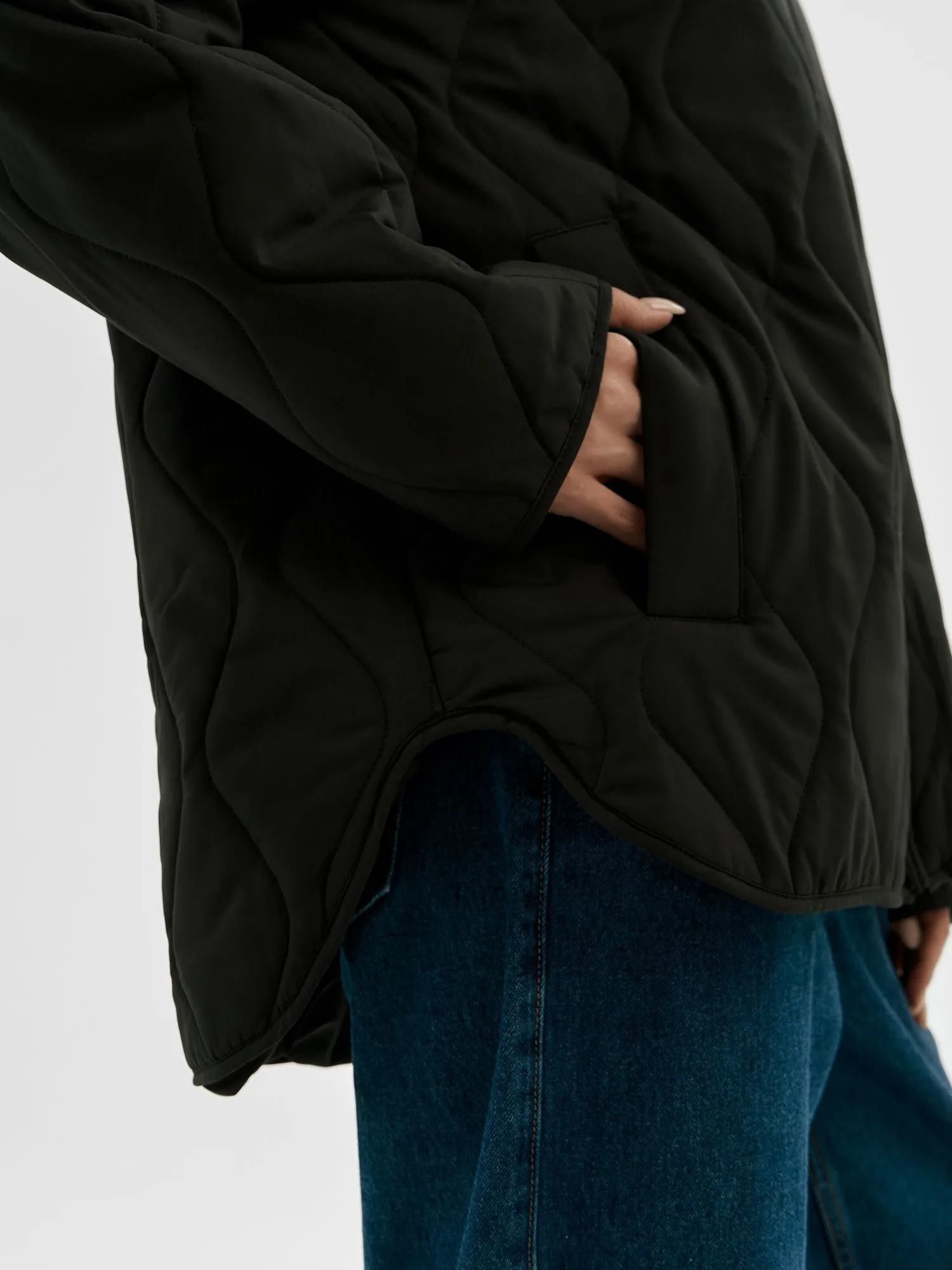 изображение утепленная куртка-рубашка на молнии